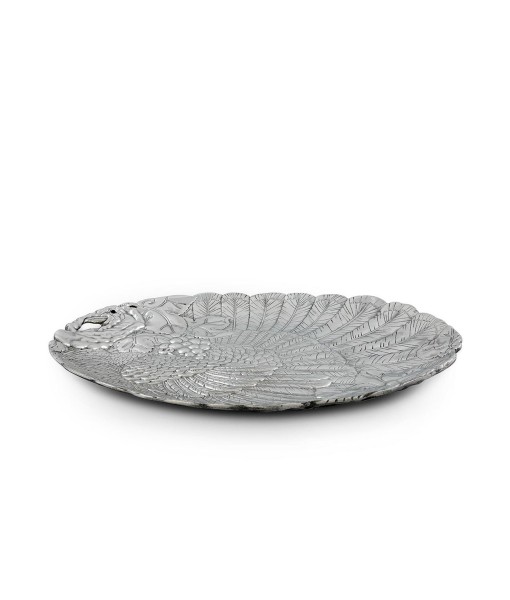 Designs Aluminum Harvest Turkey Oval Platter