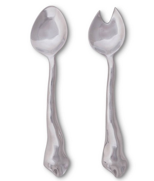 Modern Aluminum Salad Servers Carmel Collection