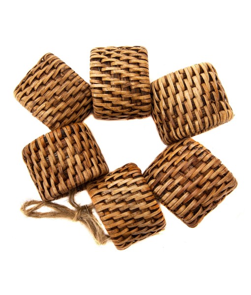 6-Piece Oval Napkin Ring Set