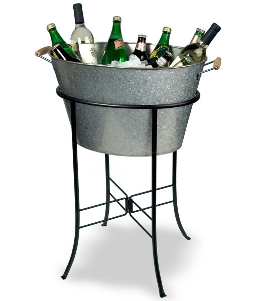 Masonware Galvanized Tin Party Tub with Stand