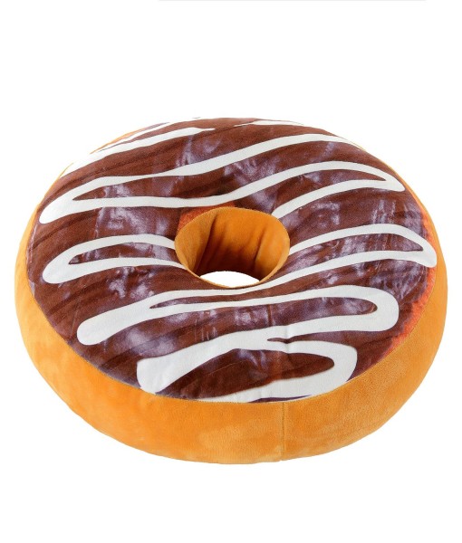 Reversible Photoreal Donut Decorative Pillows