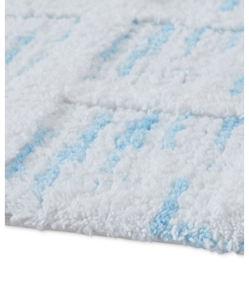 Windowpane Cotton Bath Rug  20