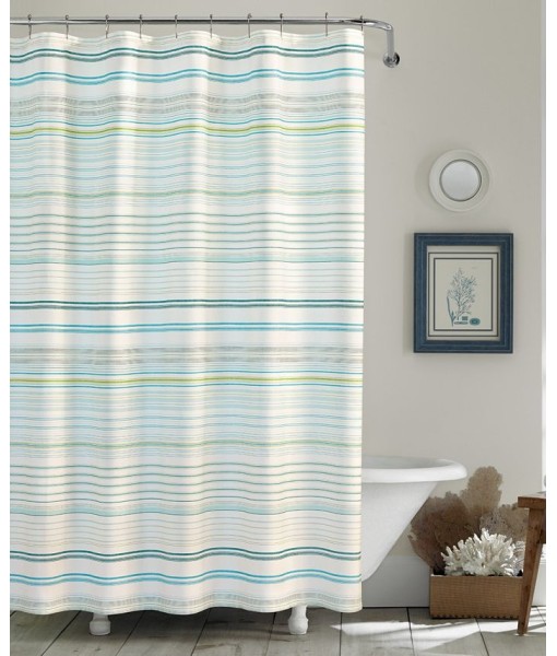 Tommy Bahama La Scala Breezer Cotton Shower Curtain  72